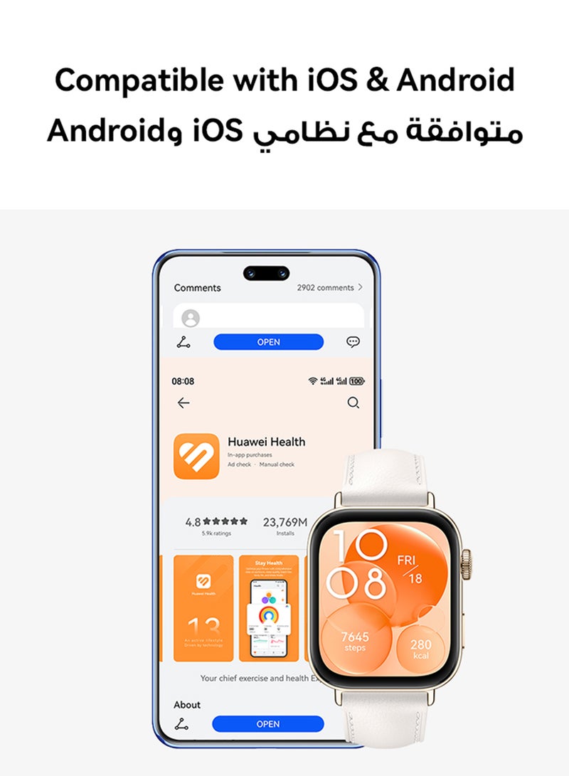 ساعة ذكية WATCH Fit 3، شاشة AMOLED مقاس 1.82 بوصة، تصميم نحيف للغاية، مدرب تدريب علمي، إدارة صحية مطورة، متوافقة مع أنظمة iOS وAndroid - pnsku/N70093542V/45/_/1721307014/99ab522c-eb62-42d0-b237-8bd7620ecc09