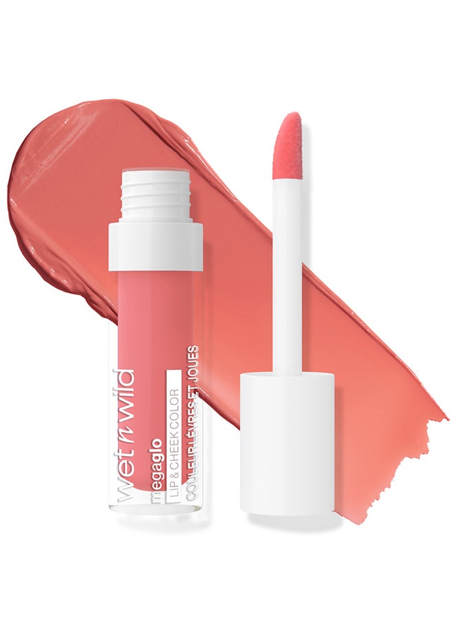 Wet N Wild Mega Glo Liquid Lip And Cheek Rosy Romance  - Image 3