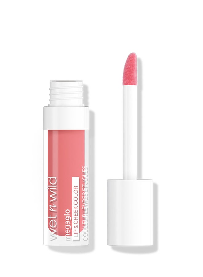 Wet N Wild Mega Glo Liquid Lip And Cheek Rosy Romance  - Image 2
