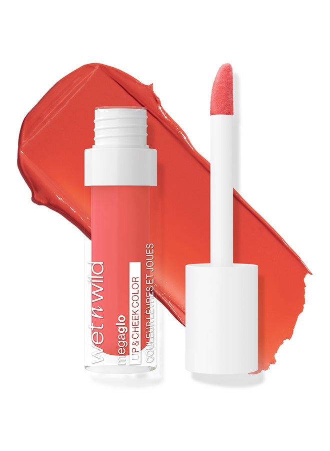 Wet N Wild Mega Glo Liquid Lip And Cheek Coral Dream  - Image 3