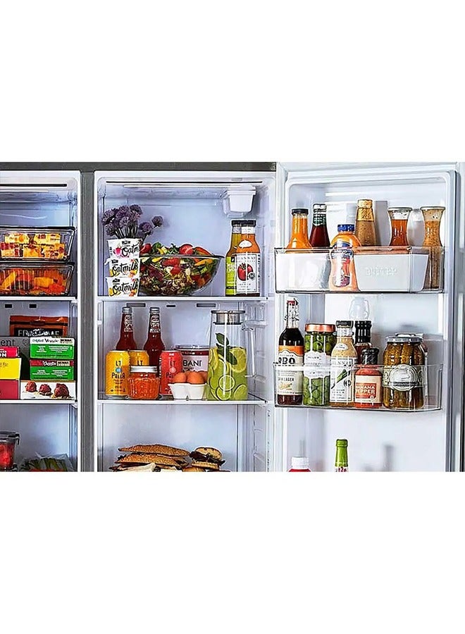 HAAM Side By Side Refrigerator 18.4 Feet 365 kW HM910SSD-O23INV Silver - Image 5