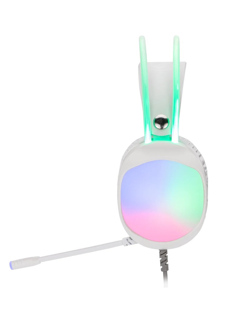 MARVO Transparent RGB Gaming Headset – 3.5 mm For Mobile / PC / PS4-5 / Xbox - HG8959  - Image 4