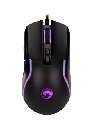 Gaming Mouse USB - 7 LED Colours, Adjustable up to 8000 DPI, Ergonomic Design, Gaming Grade Optical Sensor with 7 Programmable Buttons, Black  - M292-BK - pnsku/N70093596V/45/_/1721212277/11925303-3ea1-4fd9-9e20-c960f263b1b3