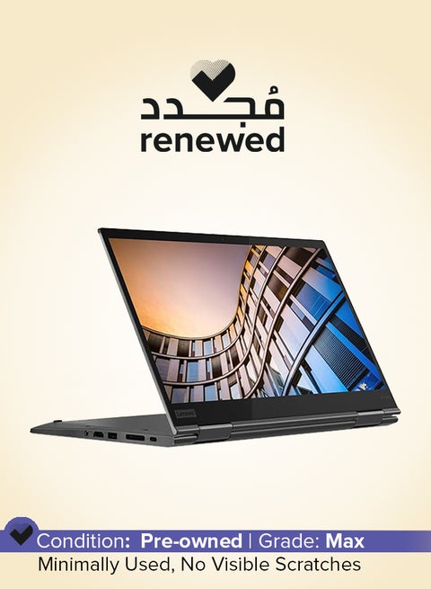 Renewed - ThinkPad X1 Yoga Laptop With 14.1-Inch Touchscreen Display,Intel Core i7/Quad Core/8th Gen/16GB RAM/512GB SSD/Windows 11 Pro English Black