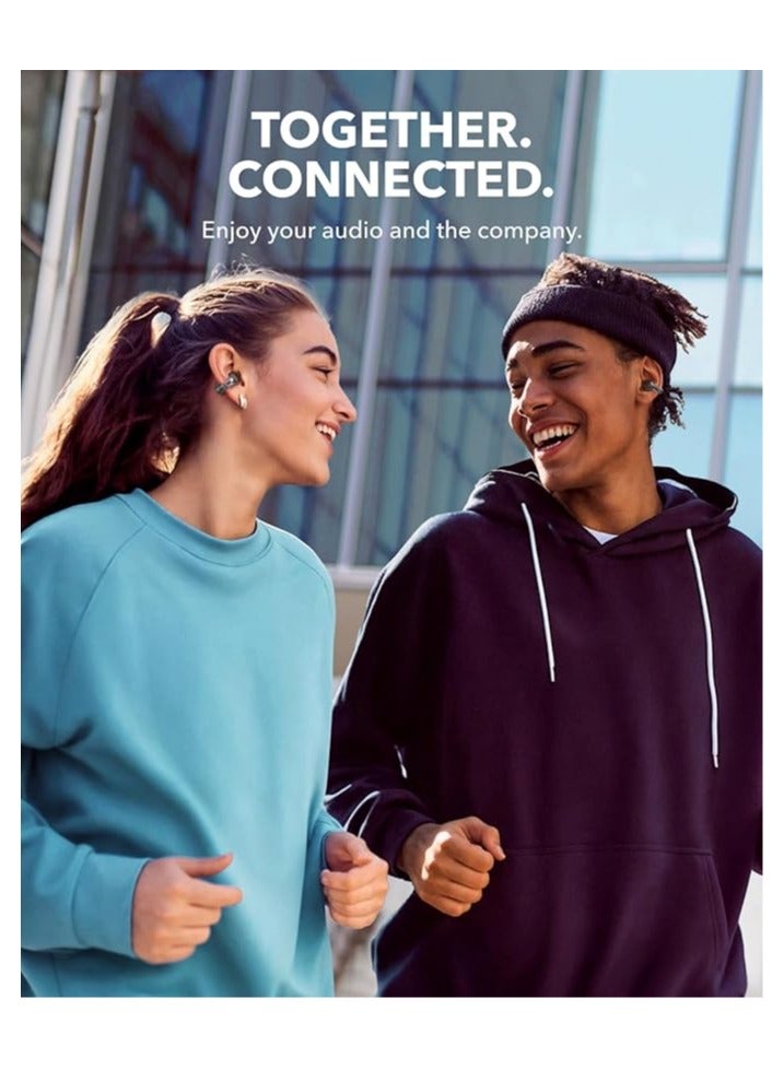 ساوند كور - Soundcore C30i من Anker، سماعات أذن مفتوحة الأذن، سماعات رأس بمشبك، راحة خفيفة الوزن، ملاءمة ثابتة، تصميم متين، مقابض أذن قابلة للتركيب، محركات كبيرة للحصول على صوت واضح، تشغيل 30 ساعة، مقاومة للماء IPX4 - Image 1