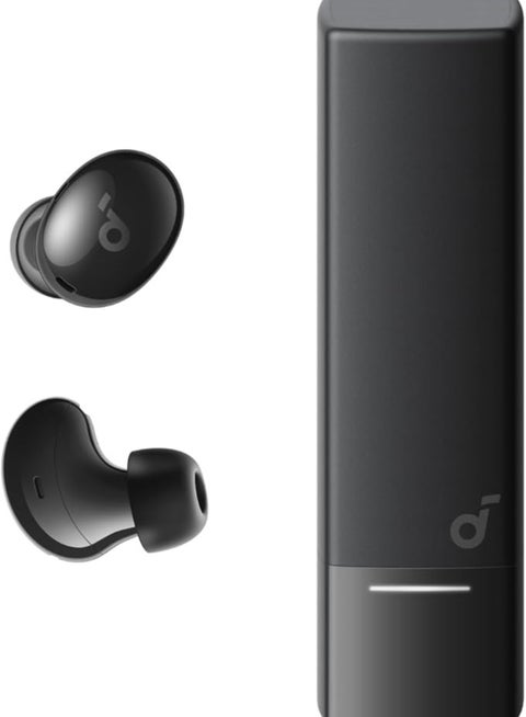 soundcore A30i by Anker, Noise Cancelling Earbuds, Lipstick-Shaped Stylish Design, Tiny, Lightweight Comfort, Smart Noise Cancelling, Clear Sound, 24H Playtime, IP54, Wireless Earbuds, Bluetooth 5.4 Black