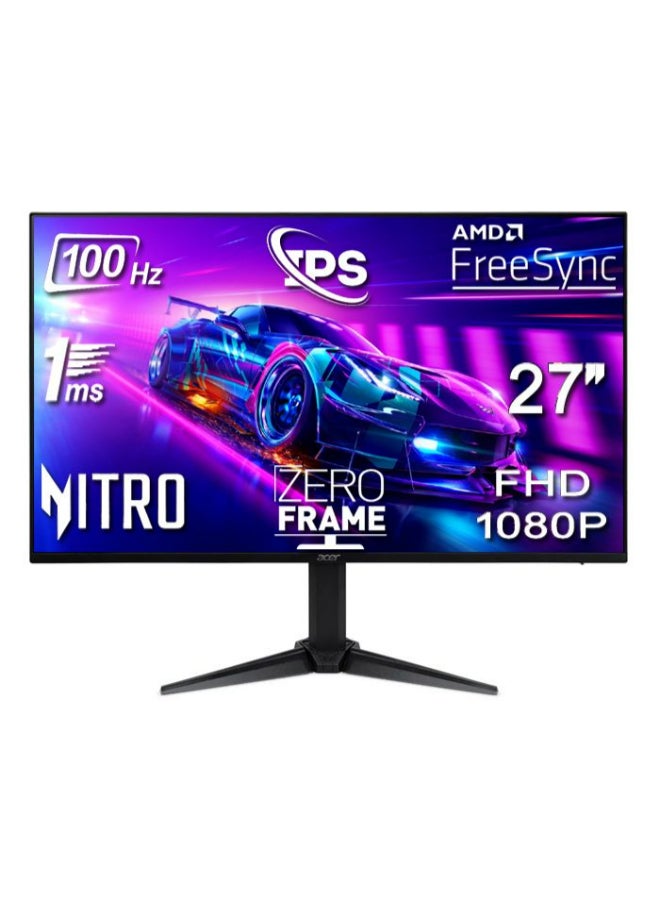 أيسر - كمبيوتر محمول Nitro V15 للألعاب بشاشة IPS عالية الدقة مقاس 15.6 بوصة، ومعالج Core i7-13620H/ذاكرة وصول عشوائي سعة 16 جيجابايت/محرك أقراص SSD سعة 1 تيرابايت/DOS (بدون نظام تشغيل Windows)/Nvidia GeForce RTX 4050 سعة 6 جيجابايت مع شاشة ألعاب 27 بوصة 1 مللي ثانية و100 هرتز - Image 1