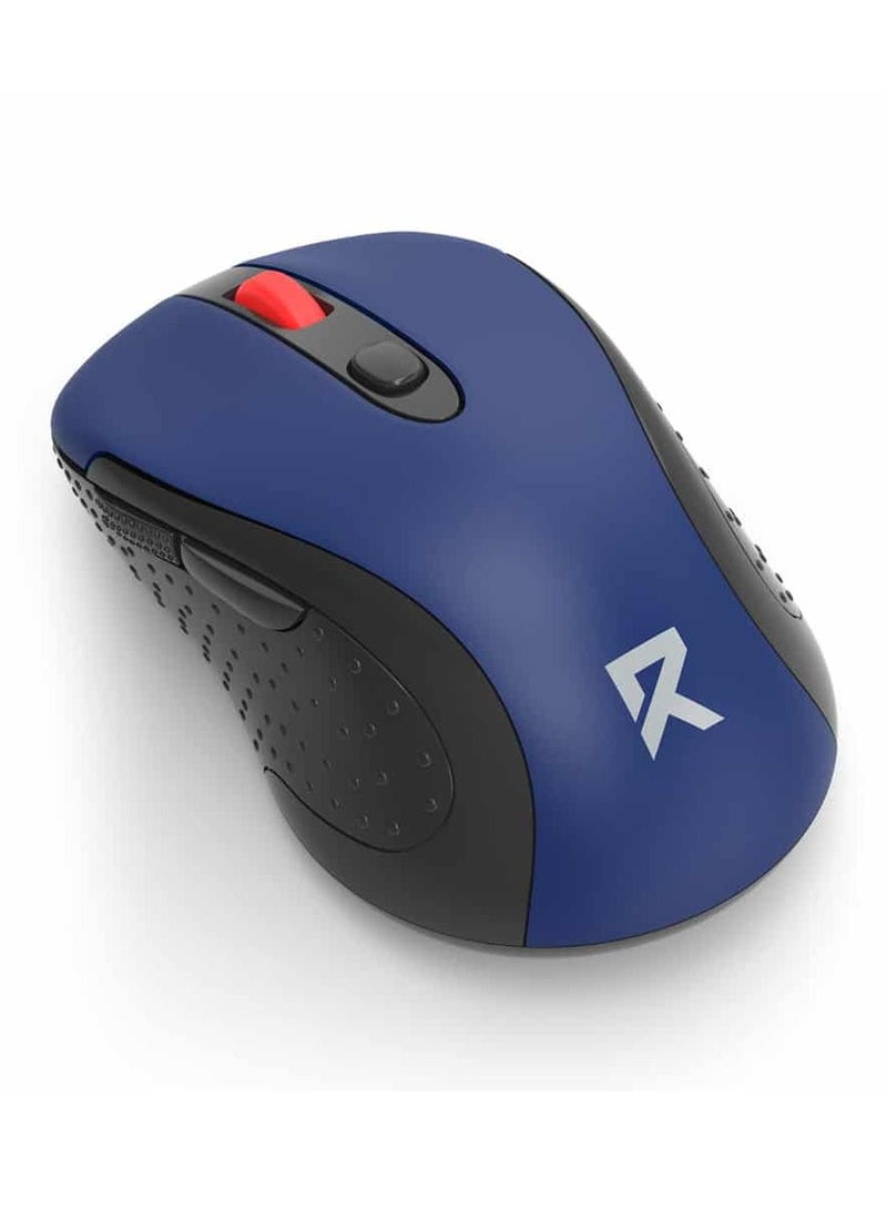 REDRAGON BM-2638 2.4G Wireless Mouse - 2,400 DPI (Blue) Blue  - Image 1