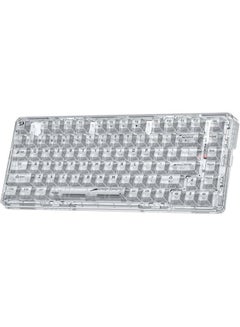 REDRAGON K649 ELF PRO 78% Gasket Wireless 2.4GHz/Bluetooth/Wired Tri-Mode RGB Mechanical Keyboard Upgraded Socket, Sound Absorbing Foams, Translucent Custom Switch  - Image 1