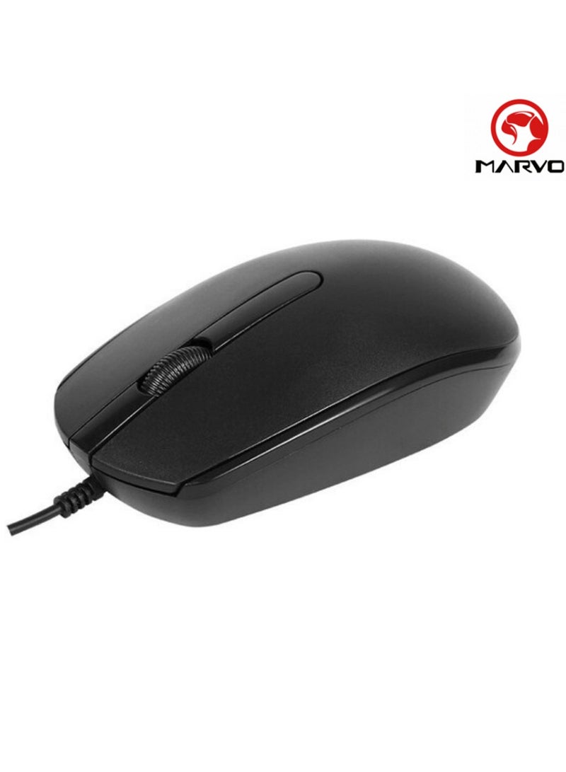 MARVO Wired mouse MS003, Black office Mouse - 1000DPI  - Image 4