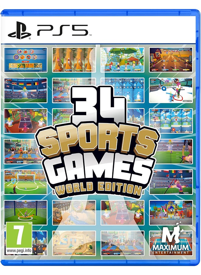 34 Sports Games World Edition - PlayStation 5 (PS5) - pnsku/N70093703V/45/_/1721312900/edff899a-33b4-4a77-8cb1-5af4d1dd2f1a