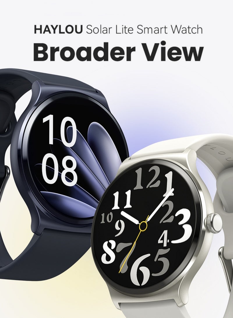 Haylou 240 mAh Solar Lite Smart Watch With 100 Plus Workout Modes And Heart Rate Blood Oxygen Monitoring Sleep Stress Testing Silver - Image 2