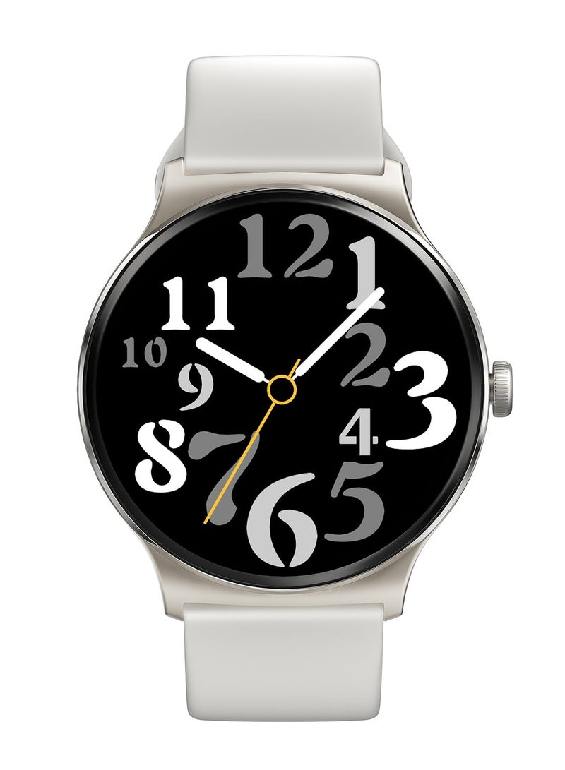 Haylou 240 mAh Solar Lite Smart Watch With 100 Plus Workout Modes And Heart Rate Blood Oxygen Monitoring Sleep Stress Testing Silver - Image 1