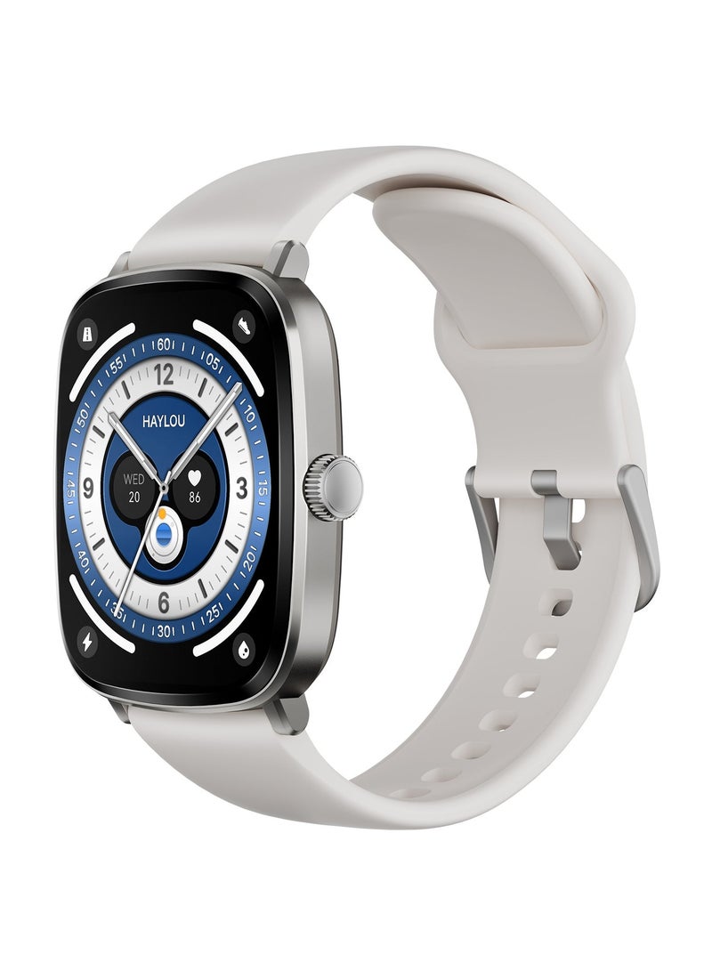 هايلو ساعة ذكية 300 مللي أمبير RS5 2.01 بوصة AMOLED HD مع 150 وضعًا للتمرين بلوتوث ومكالمات رياضية ومساعد صوتي وسكر الدم Smartwatch - Image 2