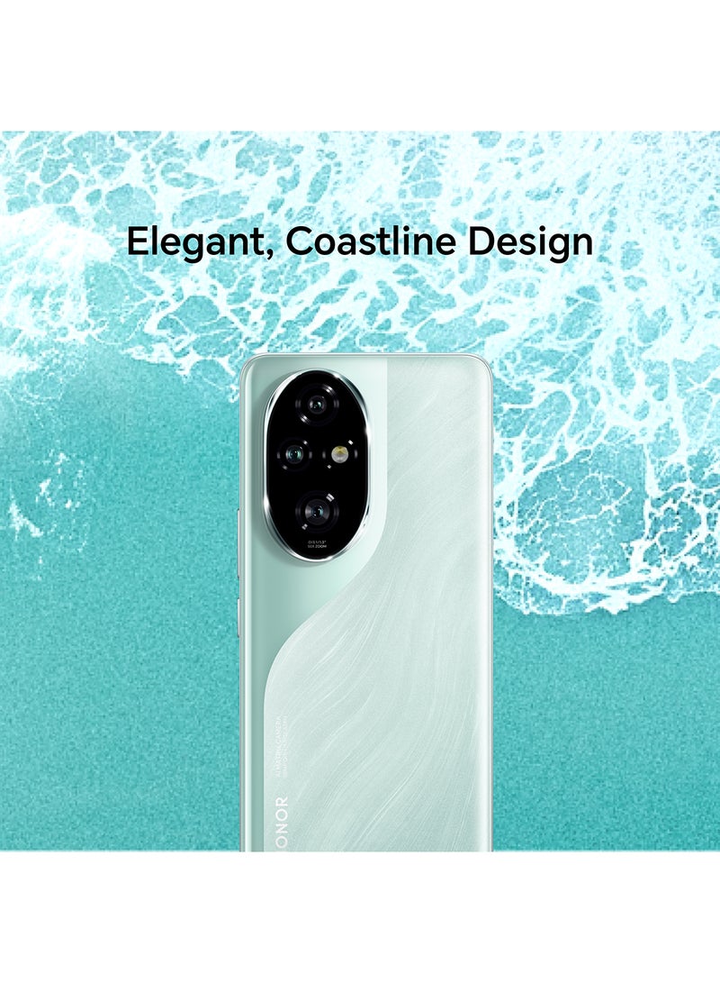 هونور 200 Pro Ocean Cyan 5G، ثنائي الشريحة، 12 جيجابايت رام، 512 جيجابايت مع ساعة اختيار مجانية + حماية للشاشة لمدة عام - إصدار الشرق الأوسط - Image 5