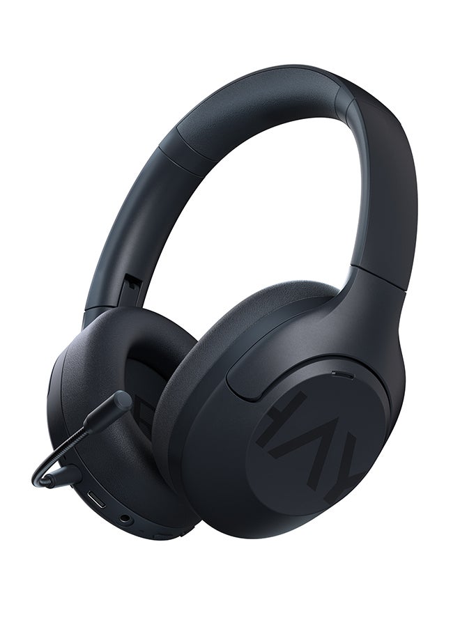Haylou - S30Pro Wireless Bluetooth 5.4 Headphones 43dB Adaptive Noise Cancelling Headsets 40mm Driver 80H Playtime Earphones Dark Blue - Image 1