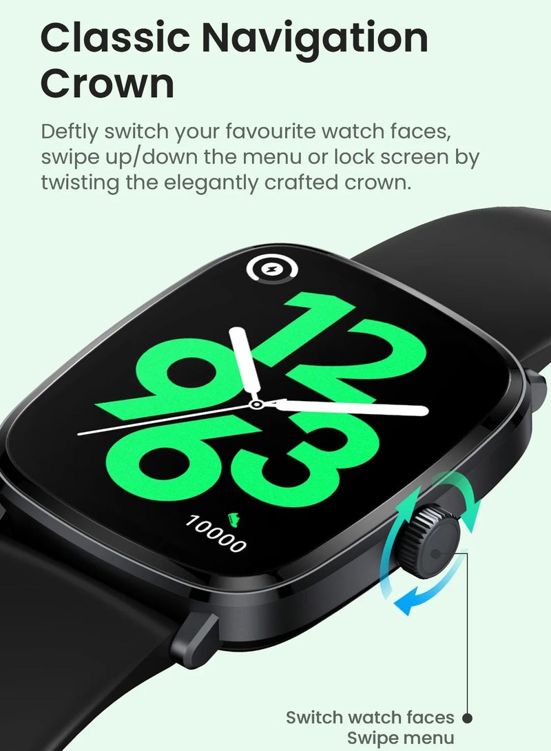 Haylou 300 mAh Smart Watch 300mAh 2.01'' AMOLED Smart Watches for Men Women with 150+Sport Modes, Fitness Tracker with Heart Rate Blood Oxygen Sleep Monitor IP68 Waterproof Fitness Watch for Android iOS Phones Sliver - Image 4