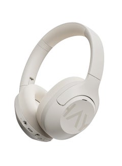 Haylou S30 Pro Wireless Bluetooth 5.4 Headphones 43dB Adaptive Noise On-Ear Headphones Cancelling Headsets 40mm Driver 80H Playtime Earphones White  - Image 1