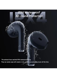 Haylou Wireless Earphones Bluetooth 5.3 Headphones ENC Noise Reduction IPX4 Waterproof  Sport Earphones Up to 24 Hours of Battery Life Silver  - Image 4