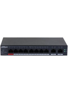 Dahua 10-Port Cloud Managed Desktop Gigabit Switch with 8-Port PoE Black  - Image 2