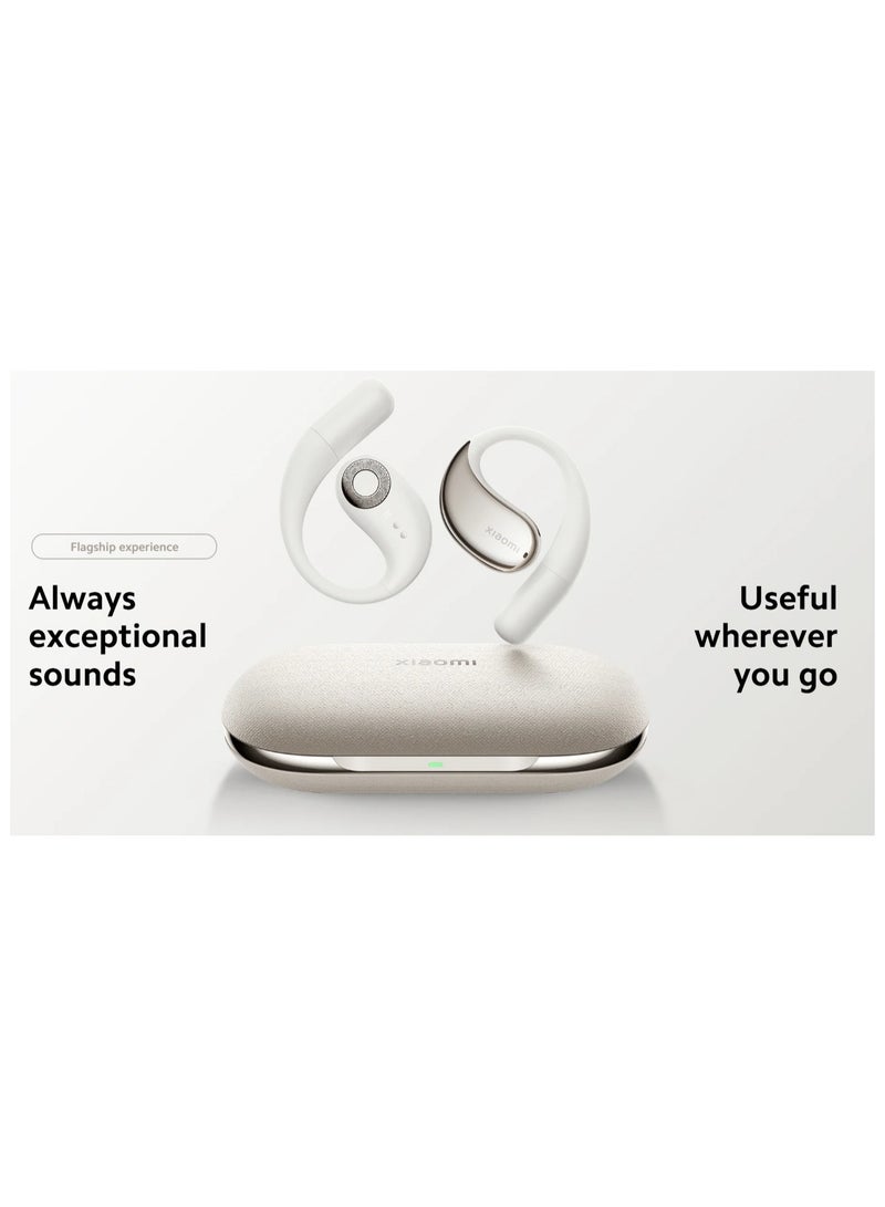 Xiaomi - OpenWear Stereo | AI Noice Reduction With Dual Mic | IP54 Dust And Water Resistance | Hi-Res Audio | Sandstone Beige - Image 1