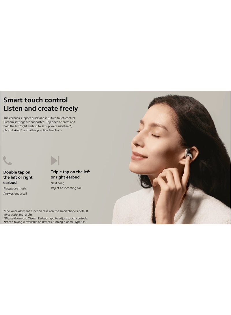 Xiaomi - OpenWear Stereo | AI Noice Reduction With Dual Mic | IP54 Dust And Water Resistance | Hi-Res Audio | Sandstone Beige - Image 1