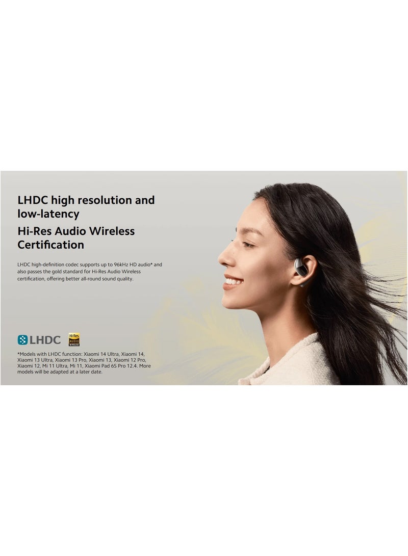Xiaomi - OpenWear Stereo | AI Noice Reduction With Dual Mic | IP54 Dust And Water Resistance | Hi-Res Audio | Sandstone Beige - Image 1