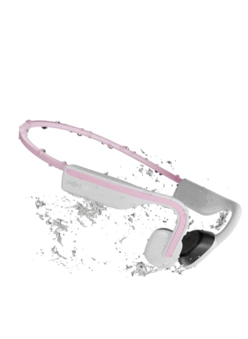 SHOKZ - OpenMove Bluetooth Wireless Headphones with Mic, Bone Conduction Wireless Headset Pink - Image 1