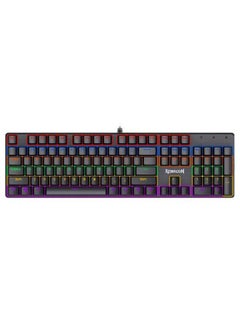 REDRAGON K608 Valheim Mechanical Gaming Keyboard, Tactile and Clicky Blue Switch, 104 Keys, LED Rainbow Backlit, Wired Keyboard, Full-Key Rollover, Ergonomic Keyboard, for Office and Gaming, US QWERTY  - Image 1