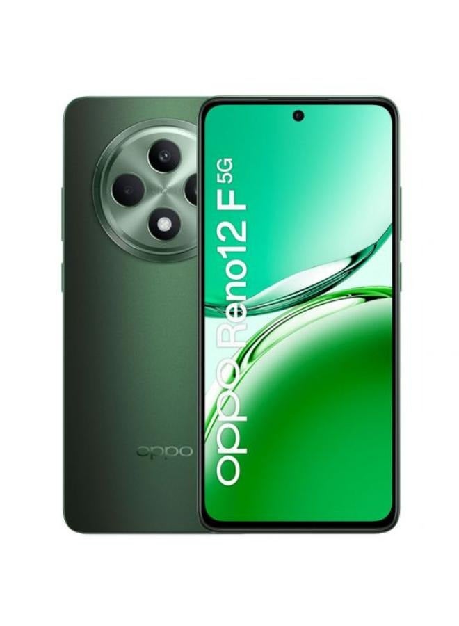 OPPO - Reno 12F 5G Dual SIM Olive Green 12GB RAM 256GB - International Version - Image 1