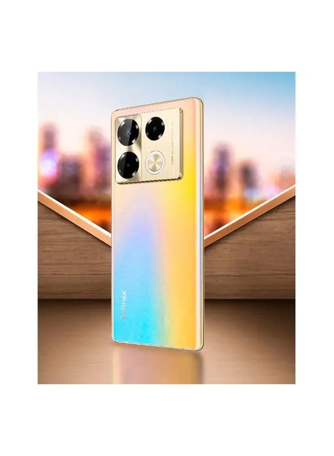 Infinix - Note 40 Pro 4G Dual Sim Titan Gold 12+12GB RAM 256GB - Middle East Version - Image 1