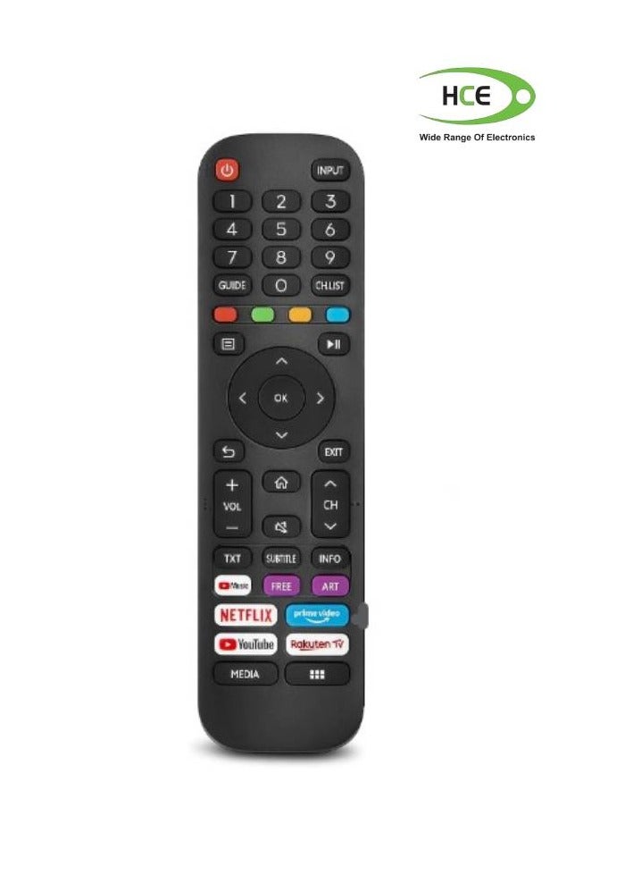 HCE - Universal Replacement for TV-Remote, New Upgraded Infrared Remote Control Black - Image 1