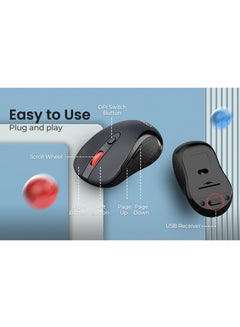 BM-2638 2.4G Wireless Mouse - 2,400 DPI (Black) Black - pnsku/N70093997V/45/_/1721459106/928a22cb-186c-45ad-b1cf-2c725fc7f0f5