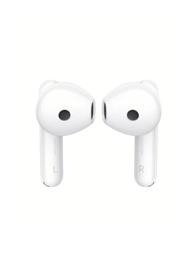 OPPO - Enco R3 True Wireless Bluetooth Headset Call Noise Reduction And Long Battery Life Universal Original Authentic White - Image 1