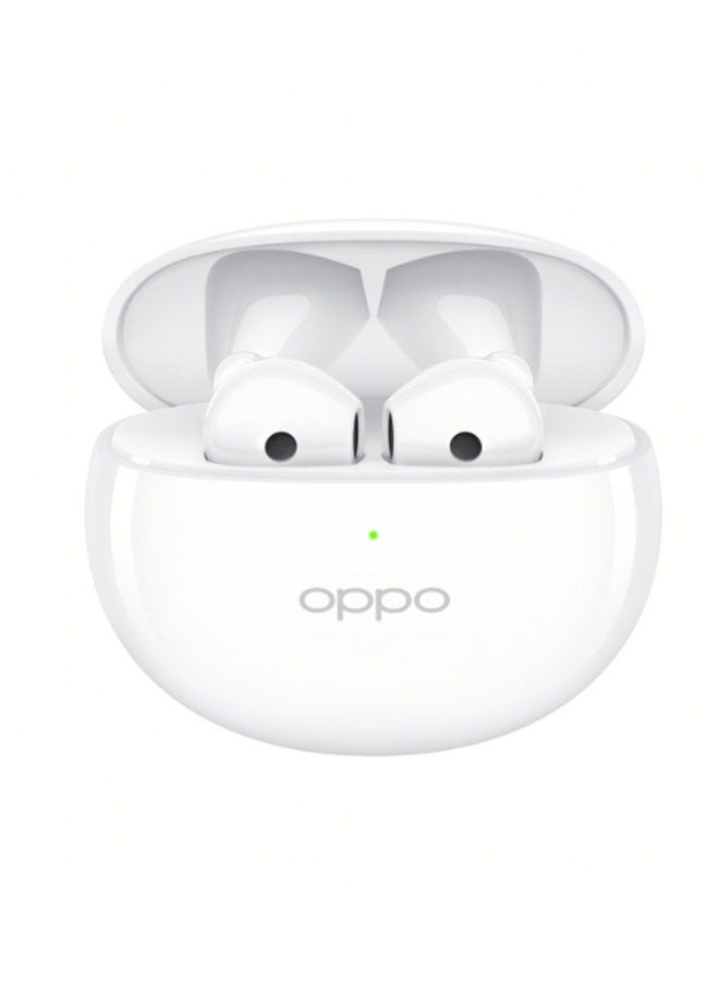 OPPO - Enco R3 True Wireless Bluetooth Headset Call Noise Reduction And Long Battery Life Universal Original Authentic White - Image 1