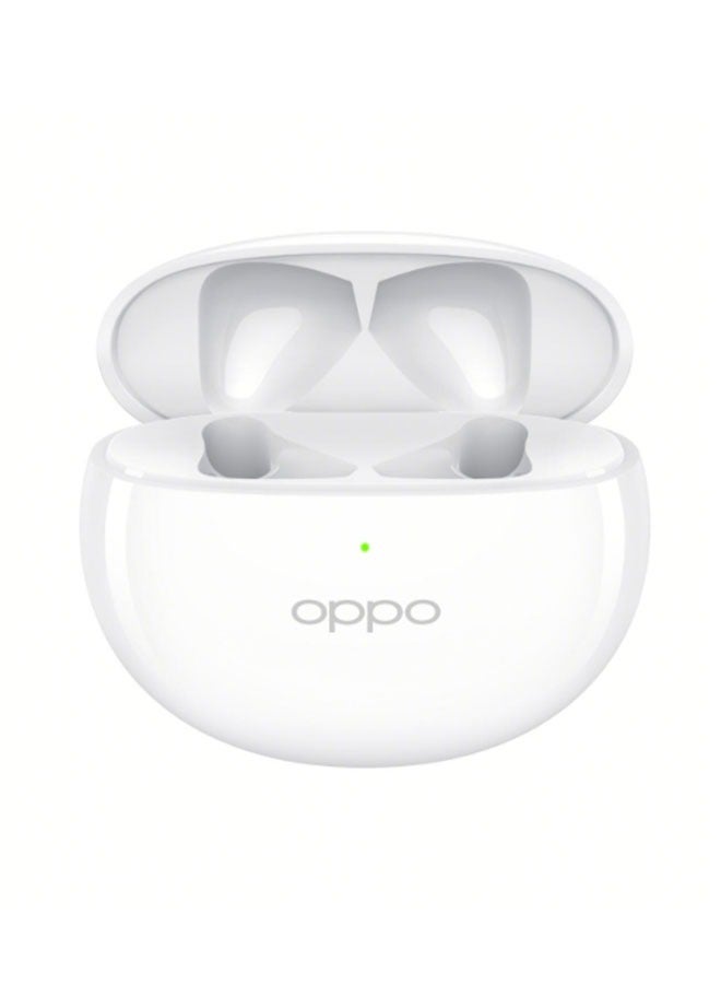 OPPO - Enco R3 True Wireless Bluetooth Headset Call Noise Reduction And Long Battery Life Universal Original Authentic White - Image 1
