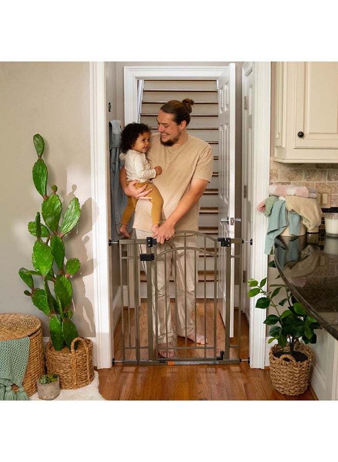summer infant - The Doorway 48 Inches Wide Baby Safety Gates, 6 - 24 Months, Bronze - Image 1