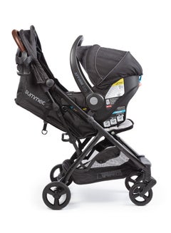 summer infant 3D Quick Close CS+ Compact Fold Stroller,  6 - 24 Months, Black  - Image 2