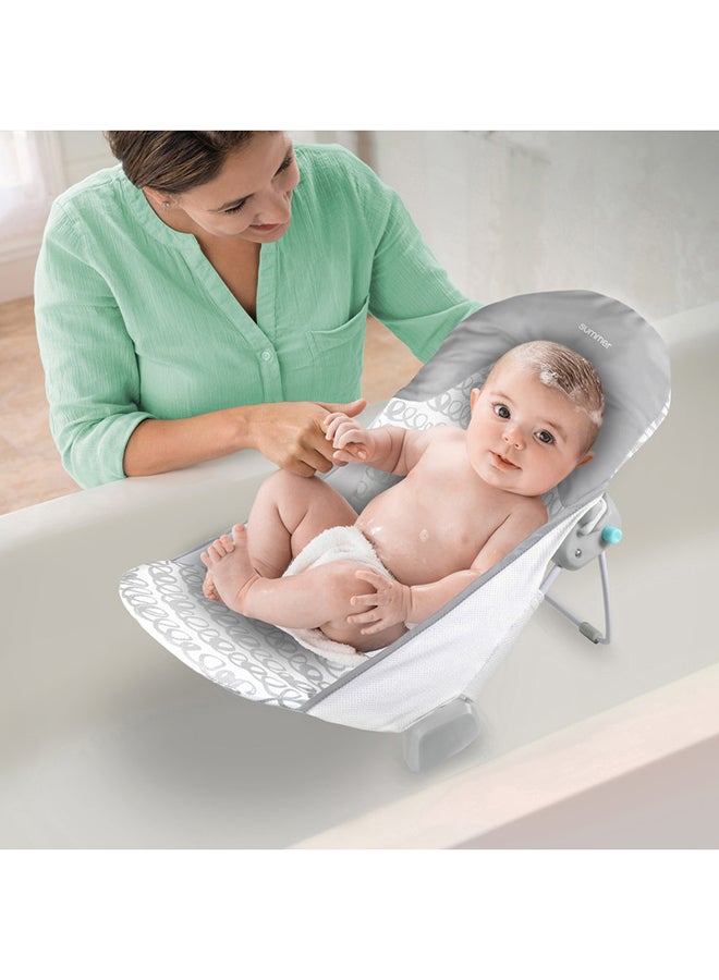 summer infant - Foldaway 2-Position Baby Bather, 0 - 6 Months - Grey - Image 1