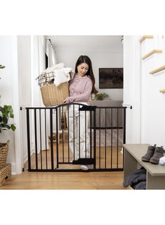 summer infant The Thruway 52 Inches Wide Safety Gates With Glide Open - Black  - Image 4