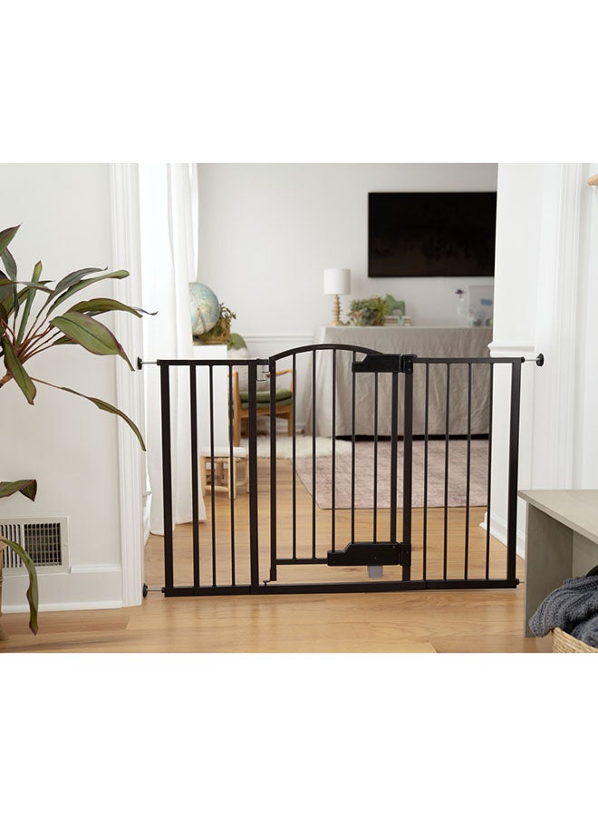 summer infant - The Thruway 52 Inches Wide Safety Gates With Glide Open - Black - Image 1