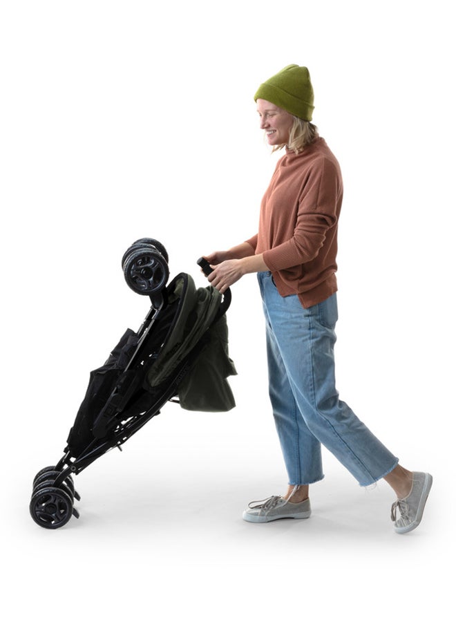 summer infant - 3Dlite Convenience Stroller Fashion, Refresh Black/Green - Image 1