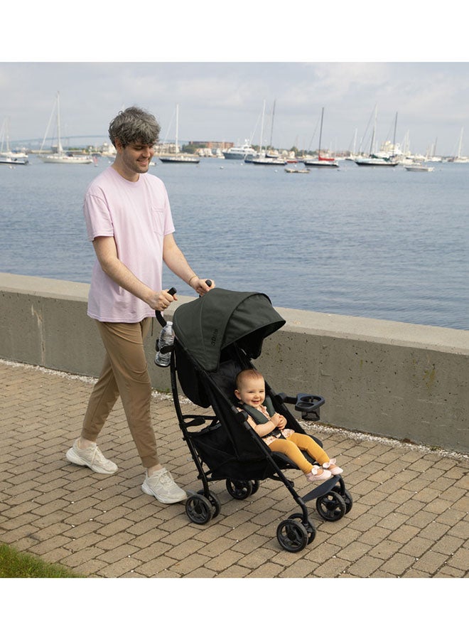 summer infant - 3Dlite Convenience Stroller Fashion, Refresh Black/Green - Image 1