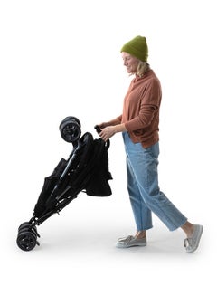 summer infant 3D Lite Convenience Stroller Fashion - Refresh Black/Grey  - Image 4