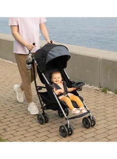 summer infant 3D Lite Convenience Stroller Fashion - Refresh Black/Grey  - Image 3