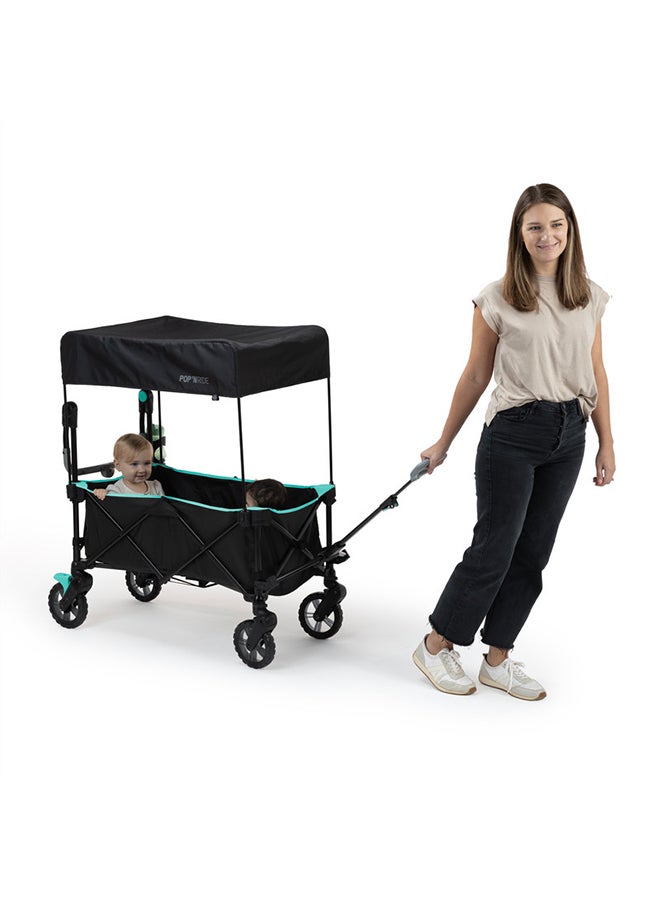 summer infant - POP N Ride Stroller Wagon, 6 - 84 Months, Black - Image 1