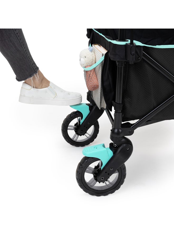 summer infant - POP N Ride Stroller Wagon, 6 - 84 Months, Black - Image 1