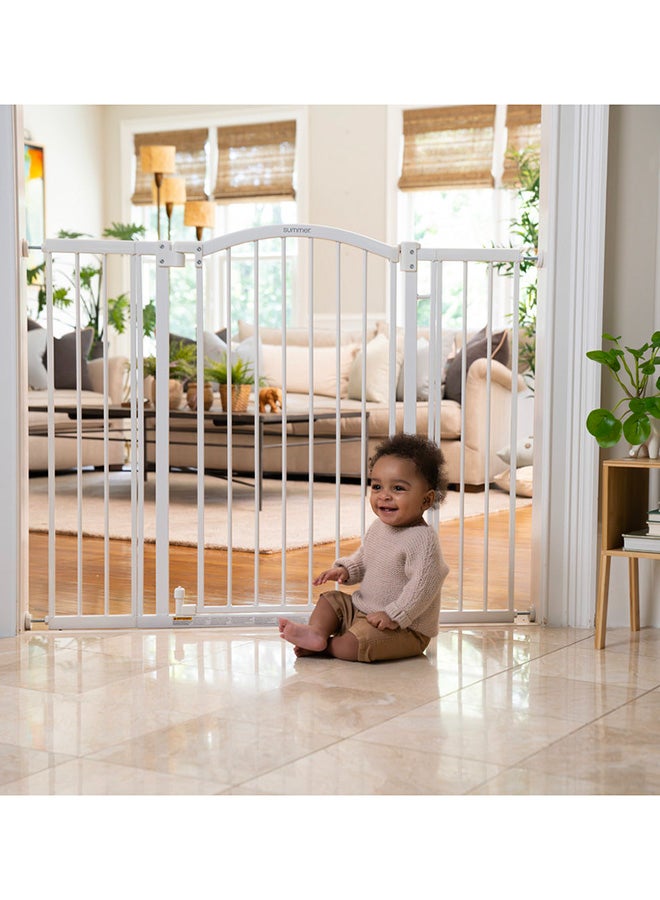 summer infant - The Thruway 53 Inches Wide Baby Safety Gates, 6 - 24 Months - White - Image 1