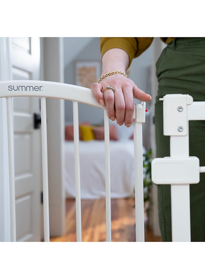 summer infant - The Thruway 53 Inches Wide Baby Safety Gates, 6 - 24 Months - White - Image 1