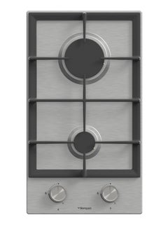 Bompani Built-in Hobs - 2 Gas Euro Type Pool Burners, All Sabaf Burners, Matt Stainless Steel Body - One Year Manufacturer Warranty BO263LGT Silver  - Image 1